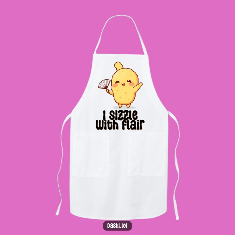 Funny Tempura Chef Apron: Hilarious Kitchen Gift for Japanese Food Fans
