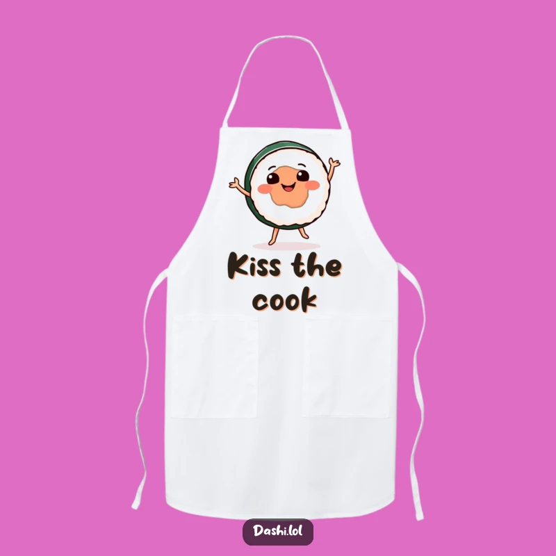 Funny Sushi Dance Apron: Cook with Giggles & Good Times!