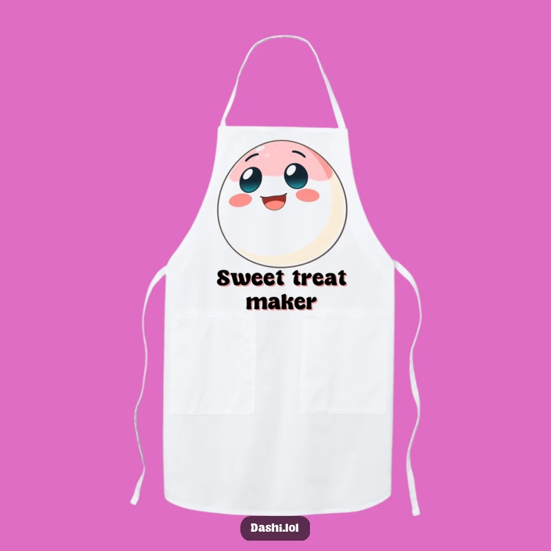 Funny Bouncing Mochi Apron: Cook with Playful Vibes!