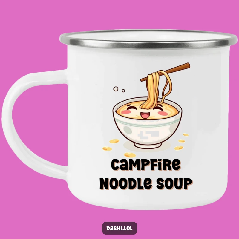 Funny Ramen Camping Mug: Outdoor Mischief, Perfect Humorous Gift!