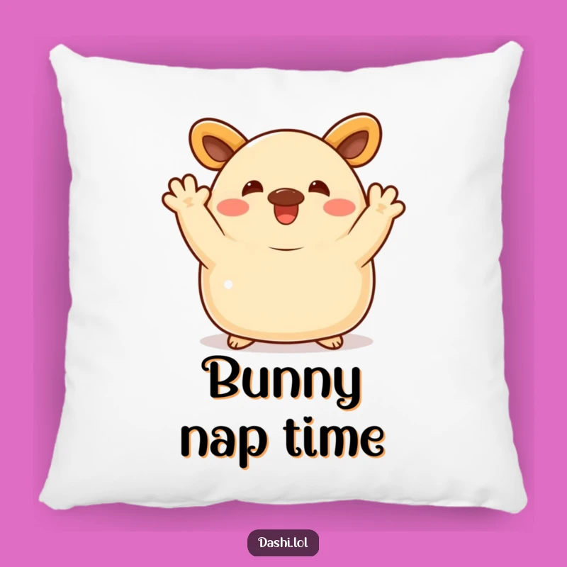 Funny Bao Bun Pillow: Cozy Waving Character, Perfect Humorous Gift!