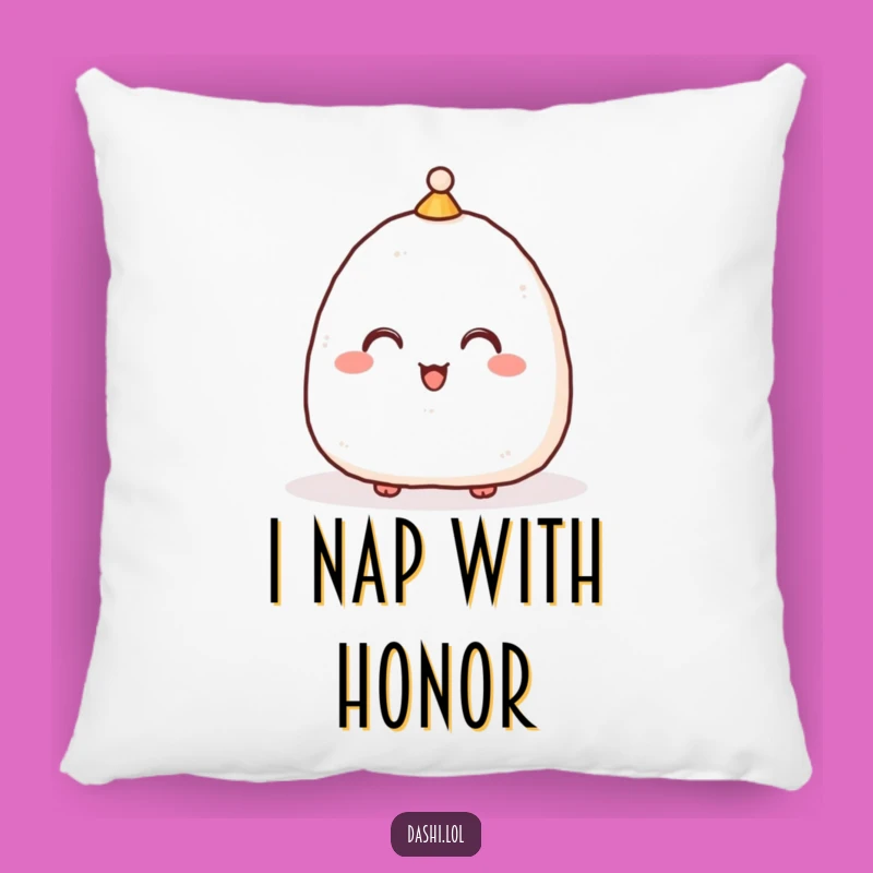 Funny Onigiri Pillow: Cozy & Hilarious Accent for Culture Lovers