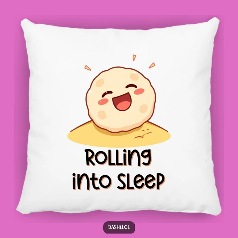 Funny Takoyaki Pillow: Cozy Rolling Character, Perfect Humorous Gift!