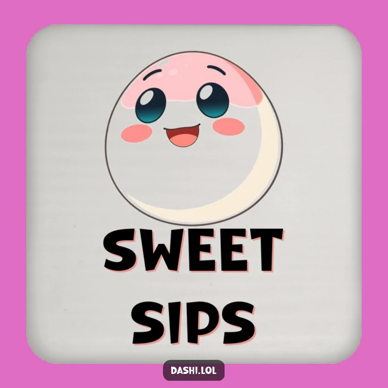 Funny Bouncing Mochi Coasters: Protect Surfaces with a Smile!