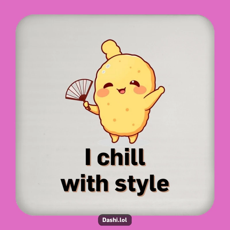 Funny Tempura Coaster: Hilarious Table Protector for Japanese Food Lovers