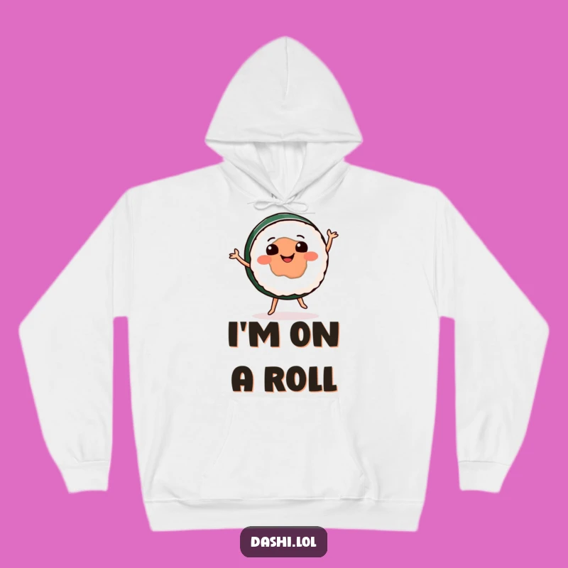 Cozy Funny Sushi Dance Hoodie: Warmth and Laughter Guaranteed!