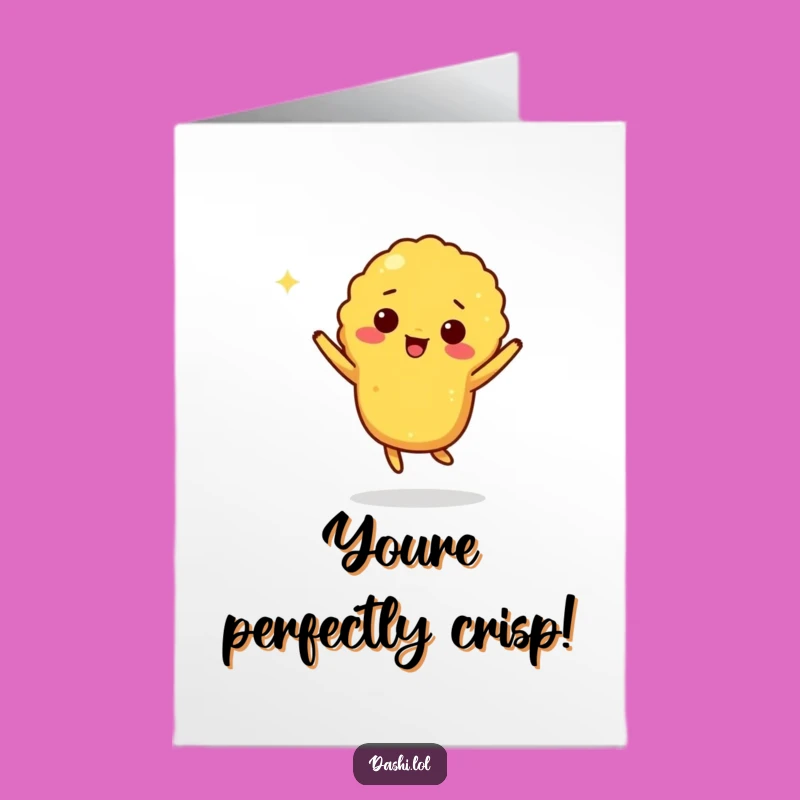 Free Printable Congrats Card: Humorous Tempura Jig Downloadable Gift