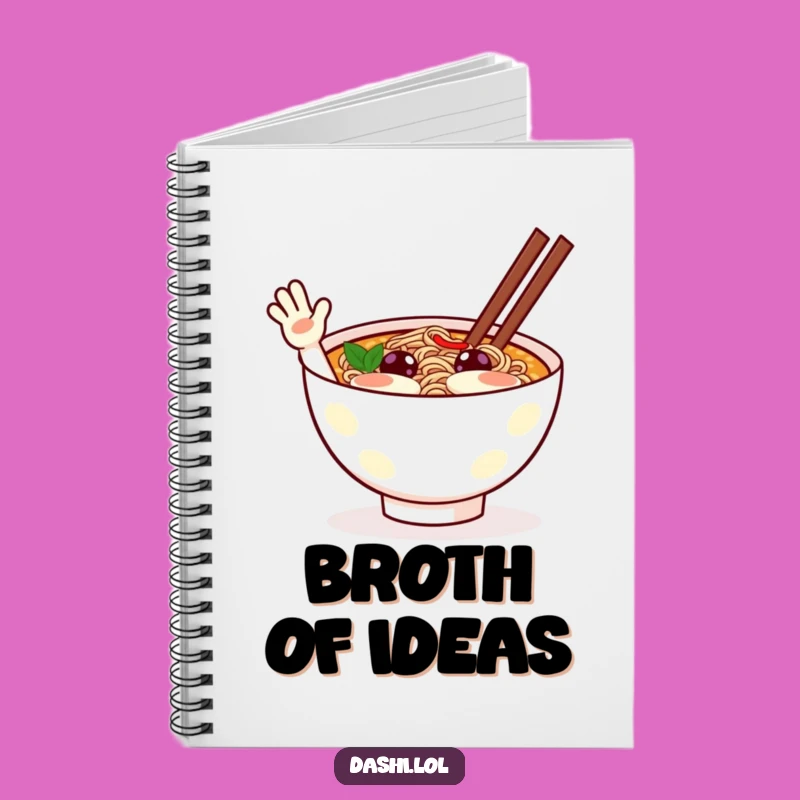 Funny Ramen Wave Notebook: Jot Down Ideas with a Smile!