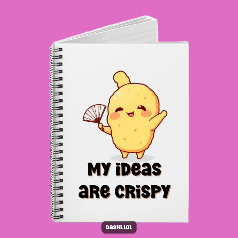 Funny Tempura Fan Notebook: Hilarious Journal for Foodie Thoughts