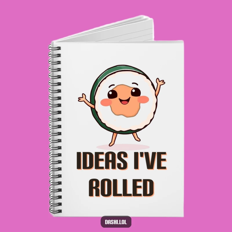 Funny Sushi Dance Notebook: Jot Down Ideas with a Smile!
