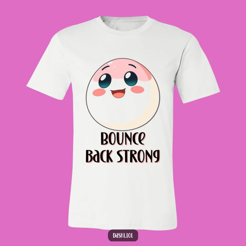 Funny Bouncing Mochi T-Shirt: Wear Your Joyful Bounce!