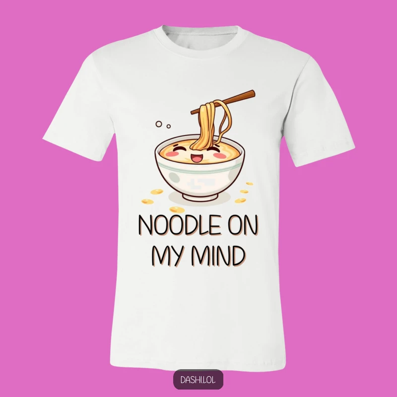 Funny Ramen T-Shirt: Mischievous Giggling Character, Perfect Humorous Gift!