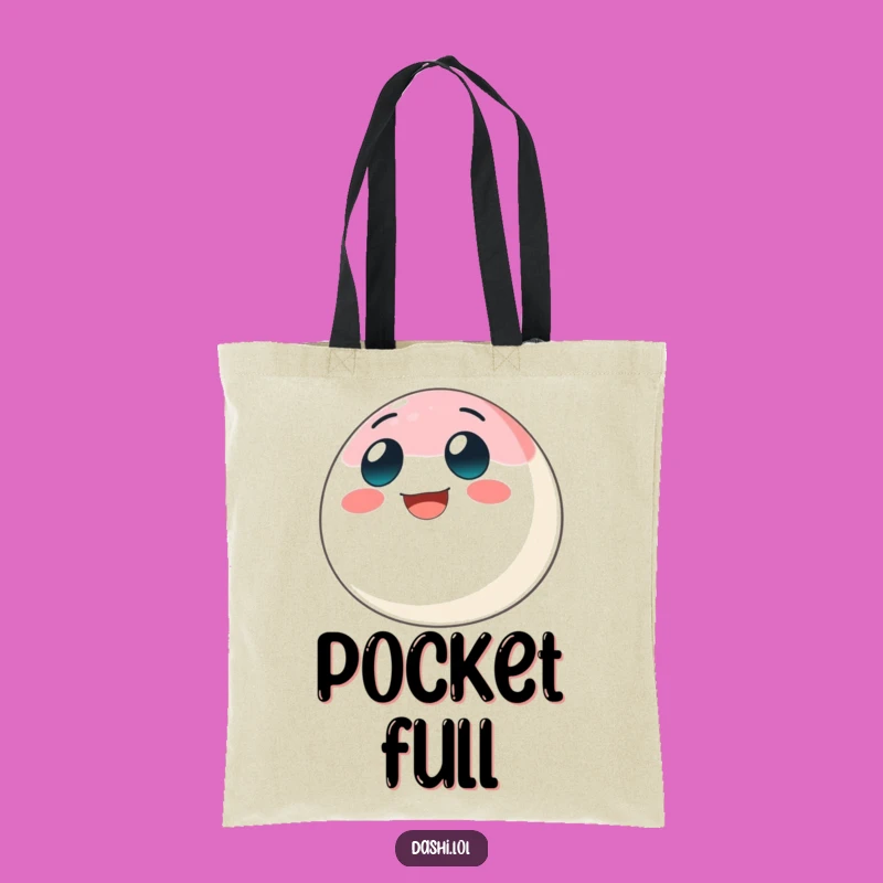 Funny Bouncing Mochi Tote Bag: Carry Your Happiness!